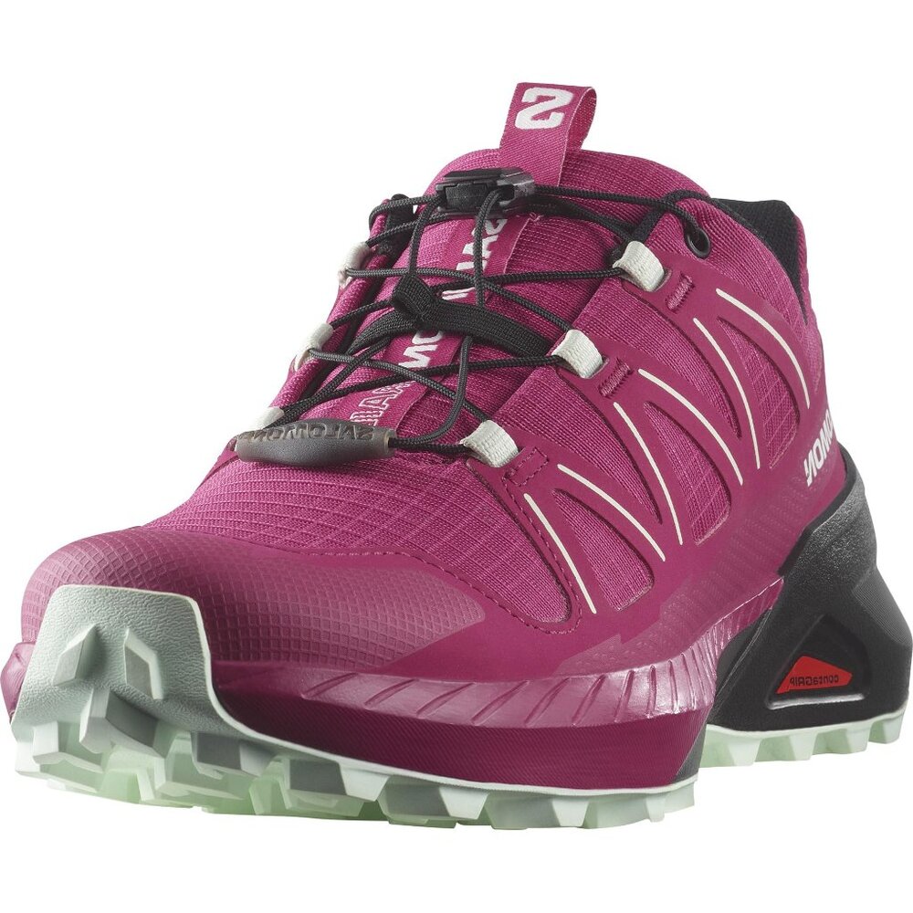 Salomon SPEEDCROSS PEAK Trail Running Shoes Women 11-US Vivacious / Black 476041